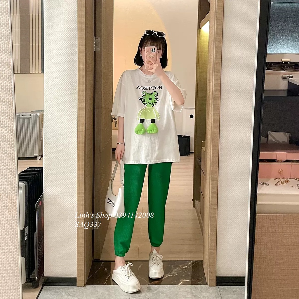 Set Áo Quần Bầu Bộ Bầu Xinh SAQ337  set hổ BOTTEGA