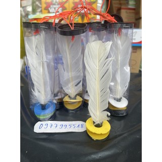 Cầu Đá Lông Gà Đế Cao Su (10 Quả)