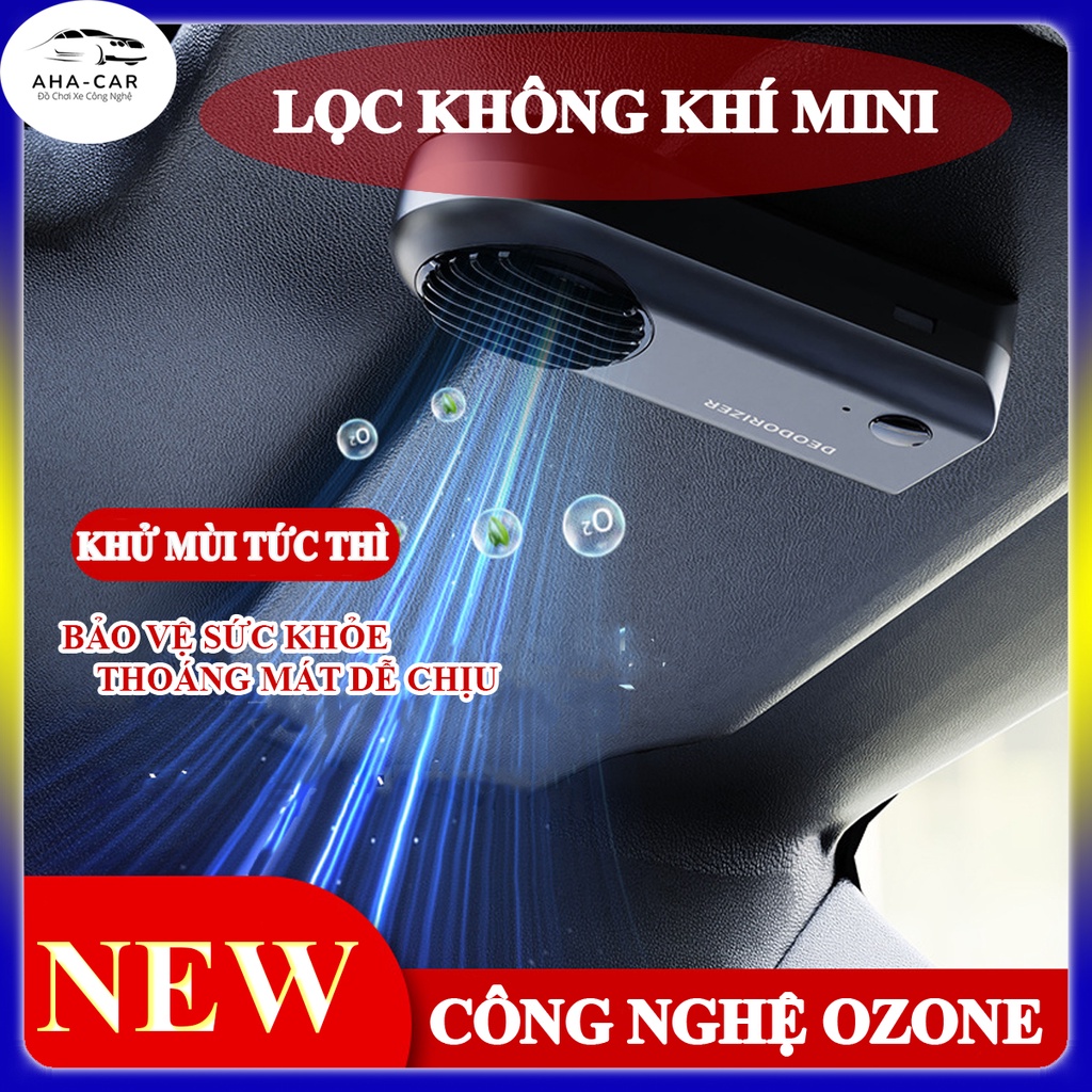 Máy Lọc Không Khí Ô Tô Xe AHACAR Hơi Khử Mùi Khử Khuẩn Ô Tô Xe Hơi Phụ Kiện Nội Thất Ô Tô Trang Trí Ô Tô