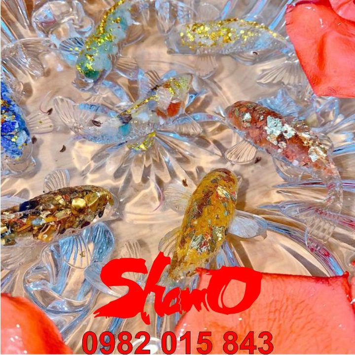 Cá Chép Koi đá thạch anh phong thủy