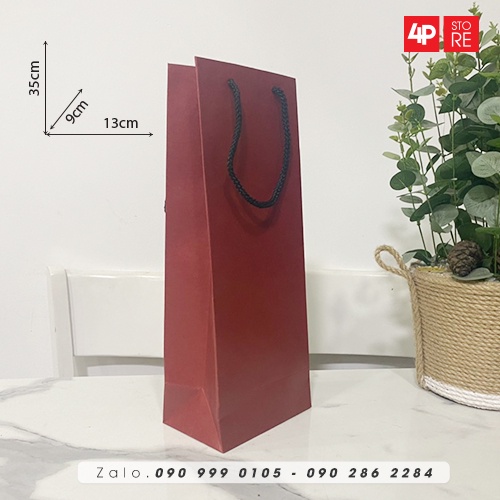 01 TÚI KRAFT 13 X 35 X 9 CM  - HỎA TỐC