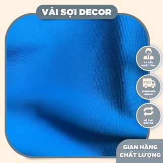 Vải phông nền chụp ảnh thẻ, quay video lookbook màu xanh dương khổ 1,6 m