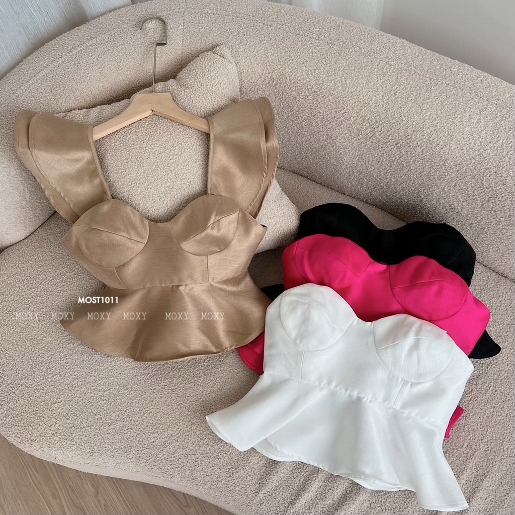 MOST1011-Audrey V-neck Top