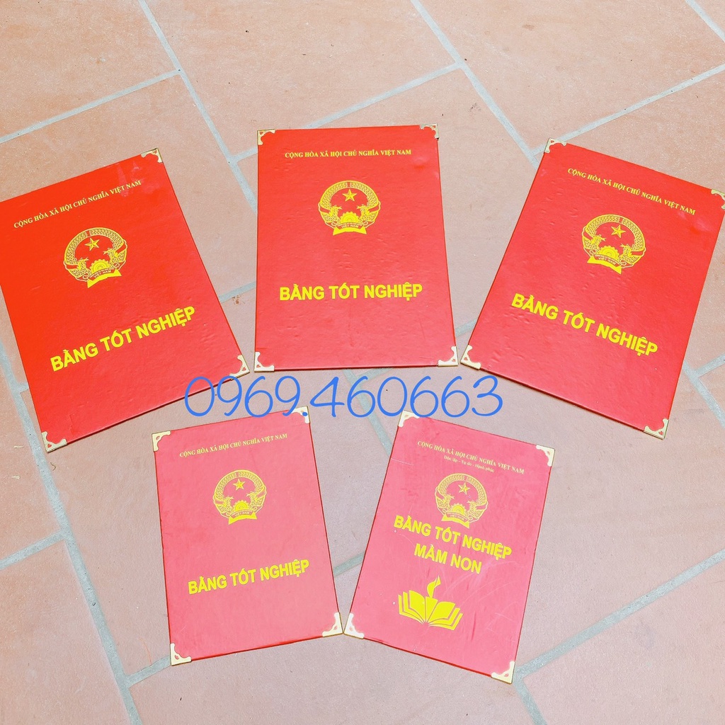 ✅Sỉ Bằng Tốt Nghiệp Dùng Chụp Ảnh Cử Nhân, Kỷ Yếu Các Cấp. Giá Xưởng Size Mầm Non, Tiểu Học, Trung Học, Đại Học, Cao Học
