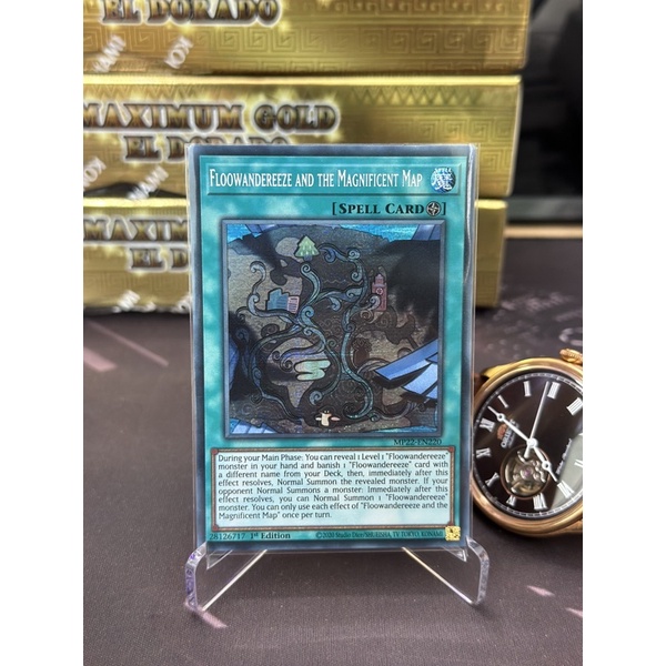 Floowandereeze and the Magnificent Map - MP22-EN220 Prismatic Secret Rare 1st Edition