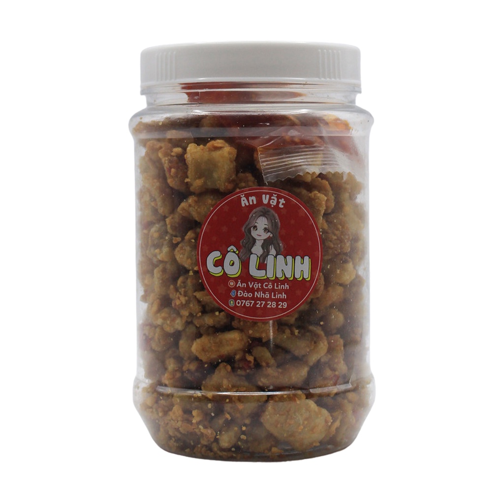 Tóp Mỡ Chiên Giòn, Tóp Mỡ Rim Mắm Tỏi Chiên Giòn Thơm Ngon Hủ 150gr / 500gr - Ăn vặt cô Linh