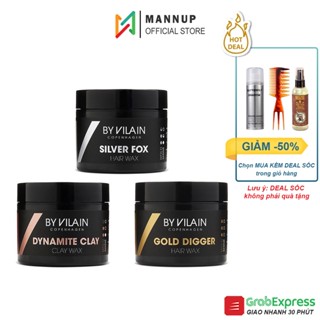 Sáp Vuốt Tóc By Vilain Gold Digger , Silver Fox , Dynamite Clay 65g