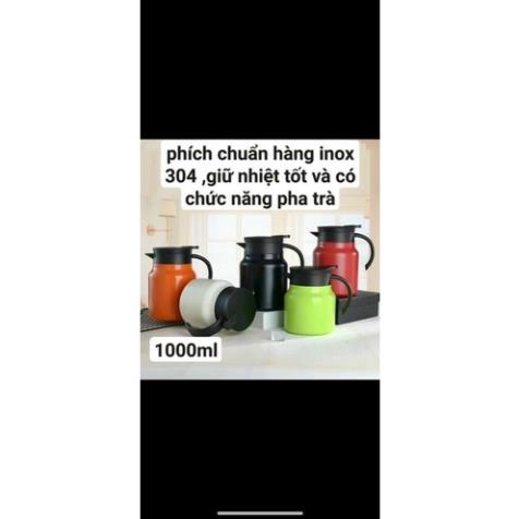 Bình pha trà giữ nhiệt inox 304
