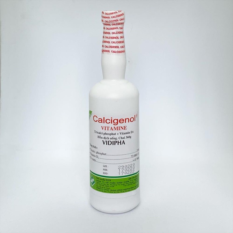 ( Calci sữa ) Calcigenol chai 360ml