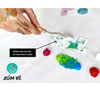 [XÓM VẼ] Màu vẽ acrylic dạng tuýp 75ml