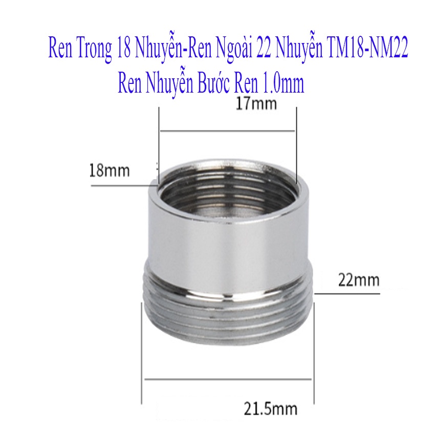 Đầu Chuyển Đổi Vòi Nước Ren Ngoài Trong