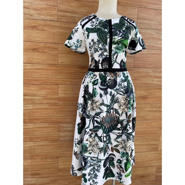 Đầm thiết kế in hoa kiểu tây sang trọng CK