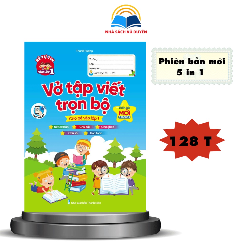 Sách - Vở Tập Viết Trọn Bộ Cho Bé Vào Lớp 1 - Phiên Bản Mới
