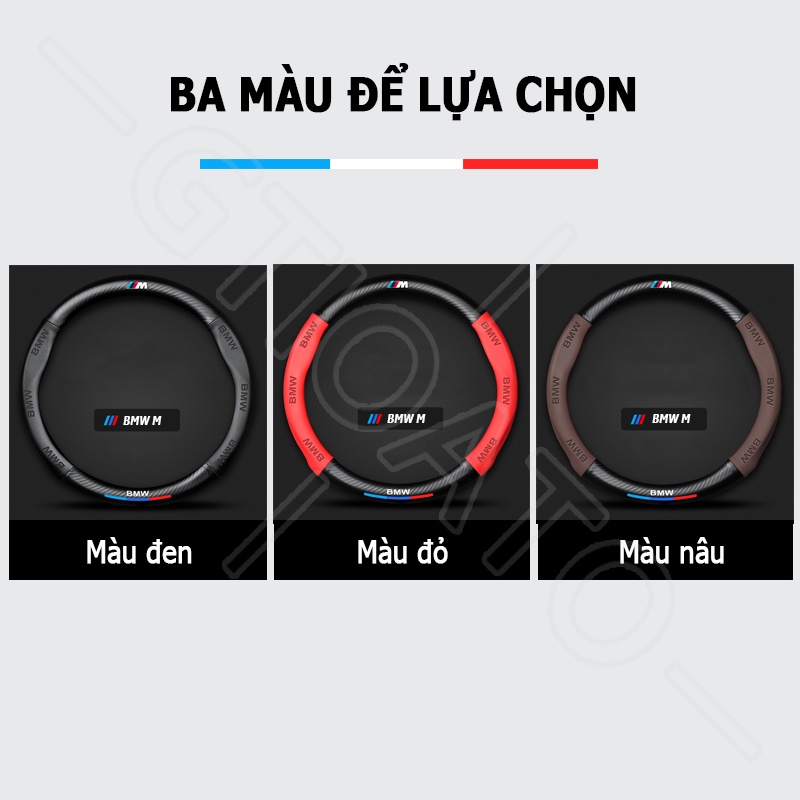 GTIOATO Cho BMW M Bọc Vô Lăng Ô Tô BọC Vô LăNg Da BọC Vô LăNg Cacbon BọC Vô LăNg Oto Vô LăNg Xe Ô Tô Trang Trí NộI ThấT Ô Tô Phụ KiệN Xe HơI Cho BMW M M4 320I X5 318I X6 X7 Z4 X4 M3 X3 M8 325I 530I