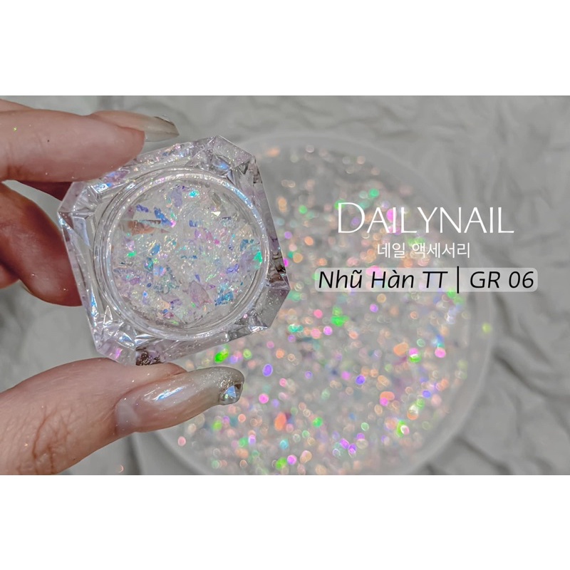 Nhũ kim cương mix