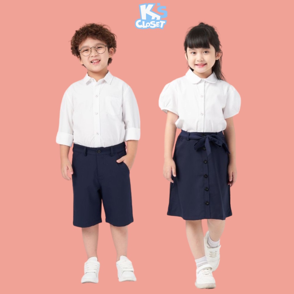 Đồng phục học sinh K'S CLOSET cho bé trai và bé gái (6-14 tuổi) KT05TWF KT07TWF KT34TWS K074TWS K057TWS K015TWS