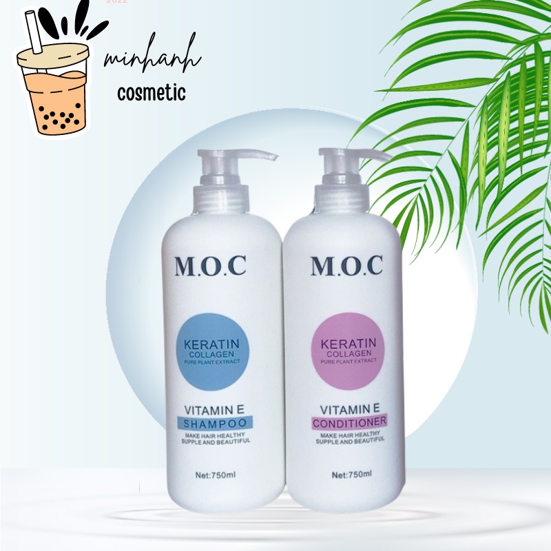 Dầu Gội Đầu Moc Keratin Collagen Phục Hồi Tóc Hư Tổn, Giúp Mọc Tóc Nhanh Minhanh Cosmetic