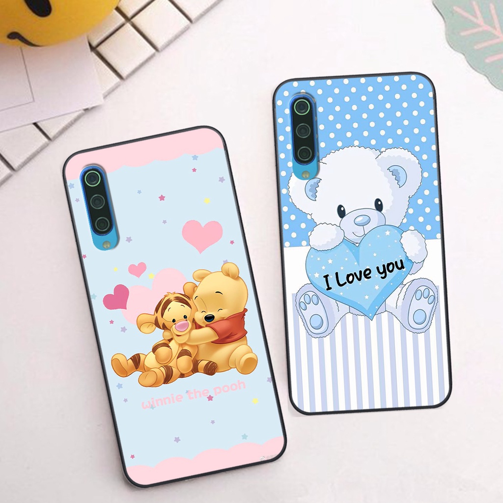 Ốp Xiaomi Mi 9 SE in hình gấu cute dễ thương siêu xinh đáng yêu