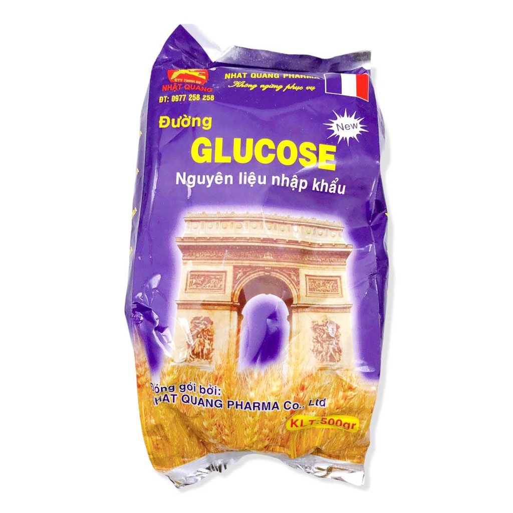 Đường thanh nhiệt Glucose - Giải độc lợi tiểu - Thay thế đường kính - 500g và 200g Chính hãng