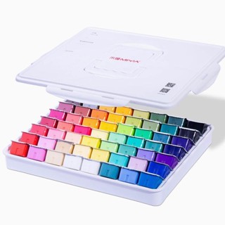  Màu Gouache Miya Himi dạng thạch 56 màu x 30ml 