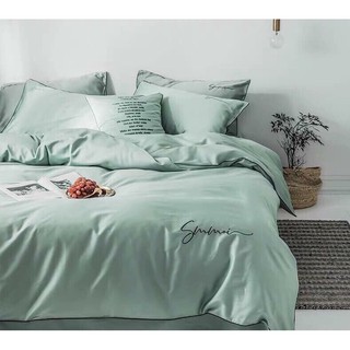 Bộ chăn ga gối MD.DECOR Lụa Tencel 60S, set 4 món cao cấp, miễn phí may ga nhiều kích thước M4,M6,M8