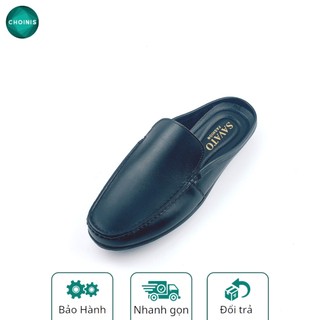 Giày Sục Da Nam Cao Cấp - Sục Da Bò -Giày Lười Da Giá Tại Xưởng Choinis Size từ 37-43 Giày Hở Gót