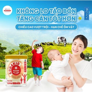 Sữa bột Sohakid Gain Plus tăng cân khoa học 820g 1-10 tuổi