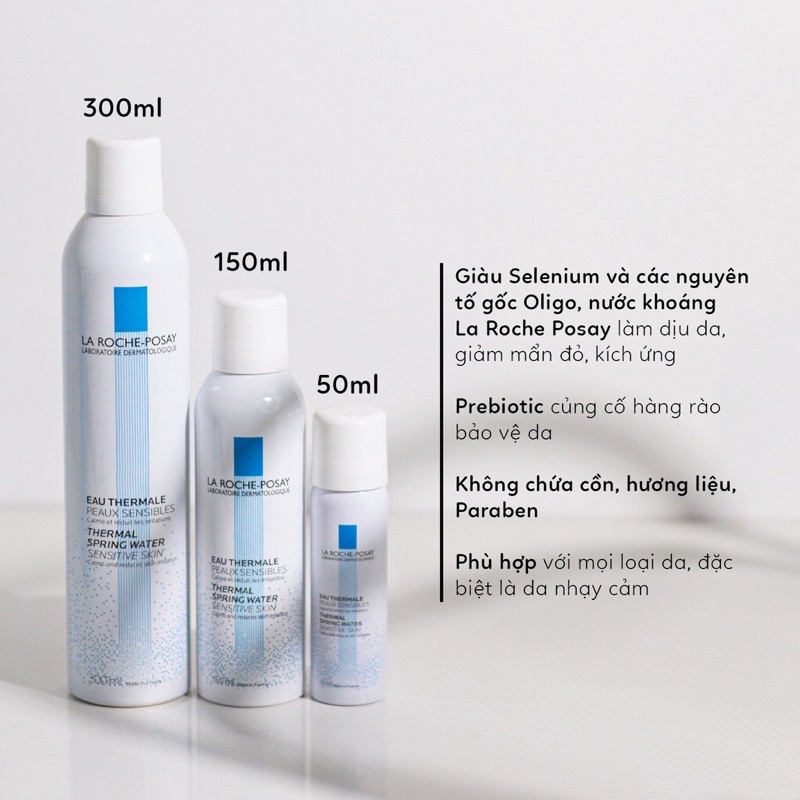 Xịt khoáng La Roche Posay Thermal Spring Water 50ml - 150ml - 300ml | BigBuy360 - bigbuy360.vn