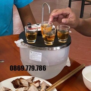 Bình rót rượu tự động có ướp lạnh, Máy Rót Rượu Tự Động