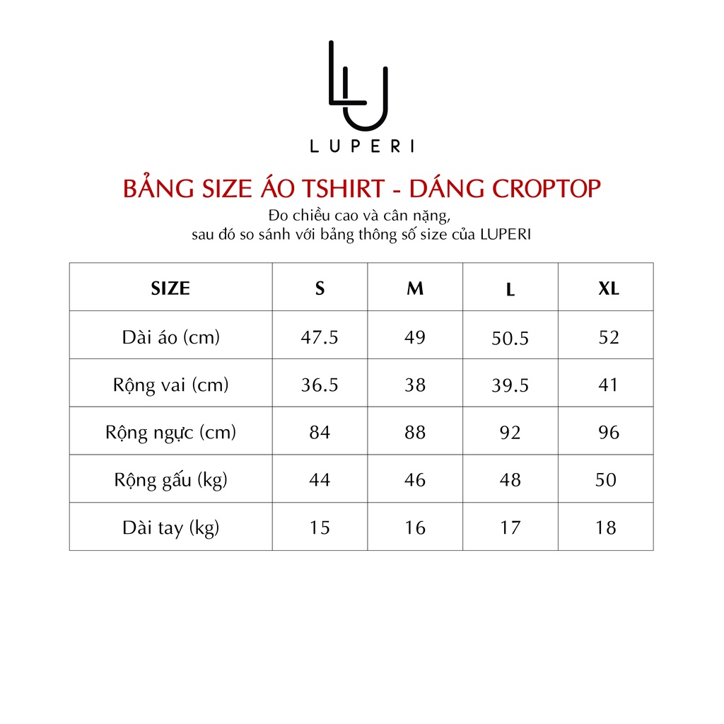 Áo Thun Nữ Tay Ngắn Dáng Croptop Chất Liệu Cotton LUPERI LFAP898 Co Giãn, Kháng Khuẩn, Thoáng Mát Cho Nữ