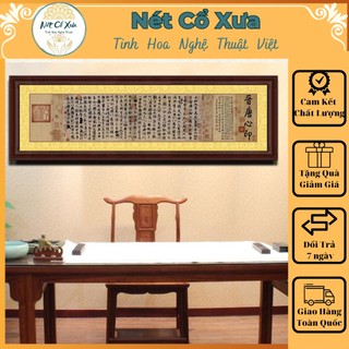 Tranh Bát Nhã Tâm Kinh Cao Cấp