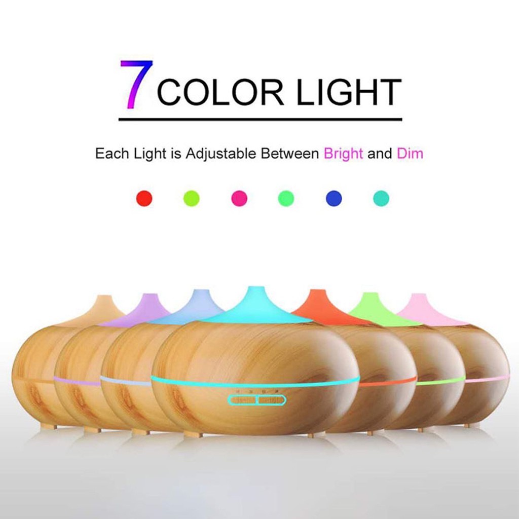 Máy Xông Tinh Dầu Núi Lửa Dung tich lớn 550ML - Bảo hành 1 năm