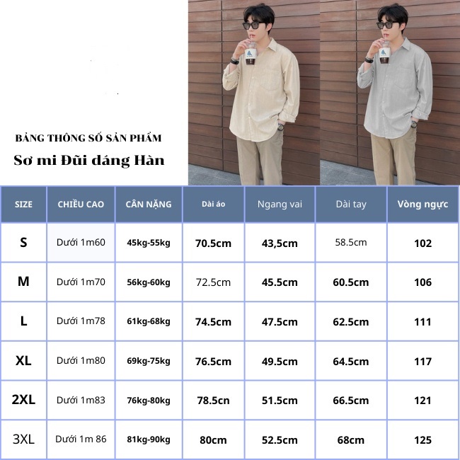 Áo sơ mi nam đũi dài tay JONATO chất liệu đũi xước cao cấp, somi đũi form rộng năng động trẻ trung