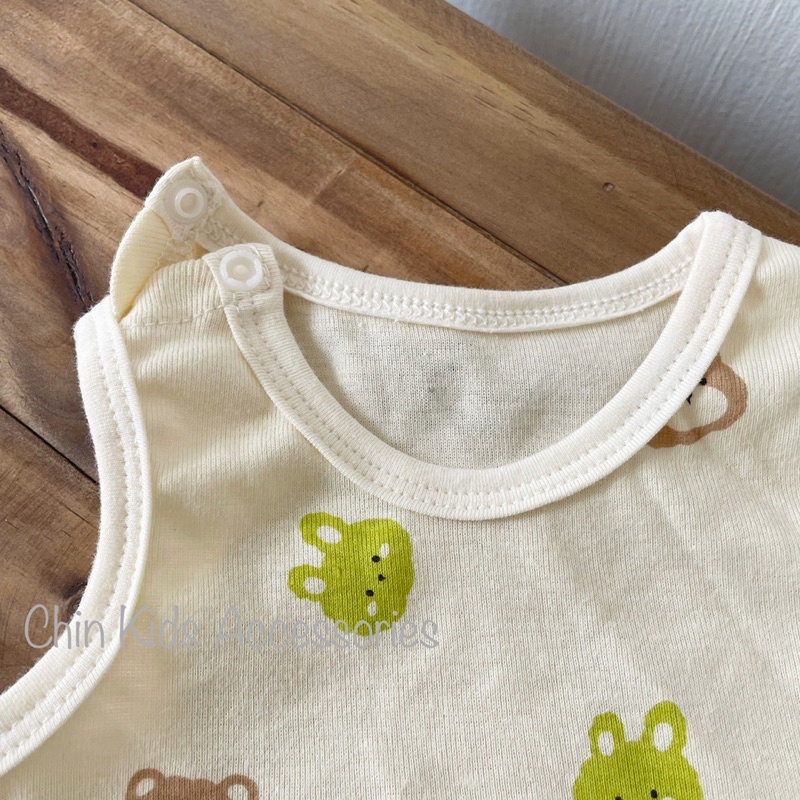 Body ba lỗ cho bé trai vải cotton mềm mại