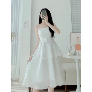 váy trắng sỉ chốt live