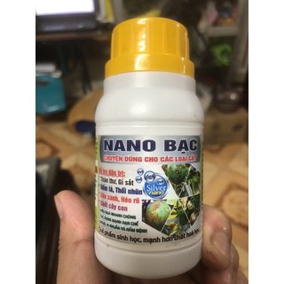 Sản phẩm Nano Bạc - Nano Đồng chai 100 ml dùng Xịt, Phun cho Phong Lan, cây cảnh chống nấm mốc, vi khuẩn v.v... ☘️