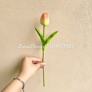 10 cành hoa lụa hoa giả - Hoa tulip