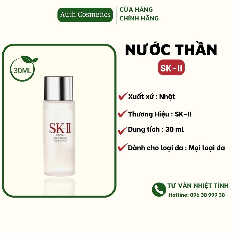 Nước thần Skii Sk2 SkII FACIAL TREATMENT ESSENCE 30ml Serum cấp ẩm phục hồi giảm nếp nhăn thâm sạm tàn nhang đều màu da
