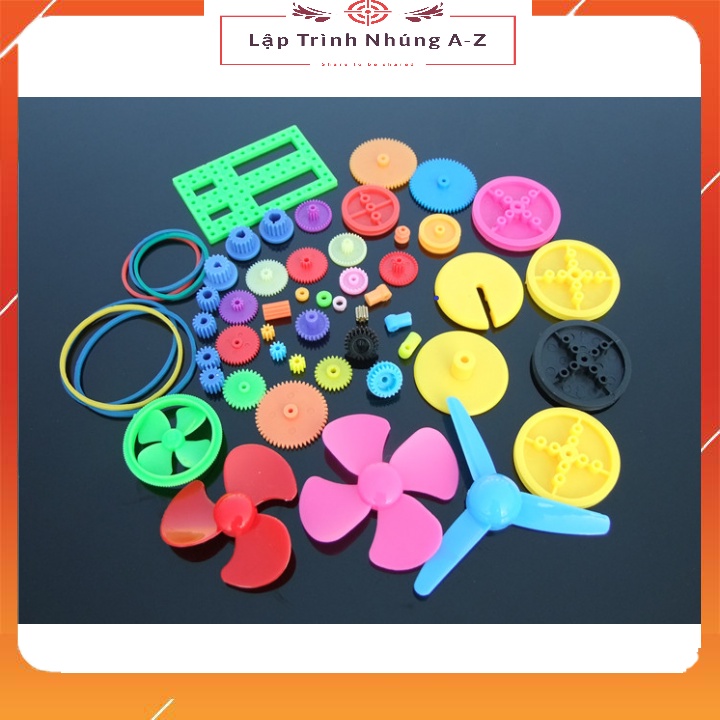 [Lập Trình Nhúng A-Z][G35] Bánh Răng Nhựa 55 Chi Tiết