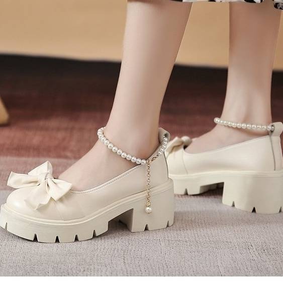 Giày lolita Mary Jane giày dày đế giày nhỏ