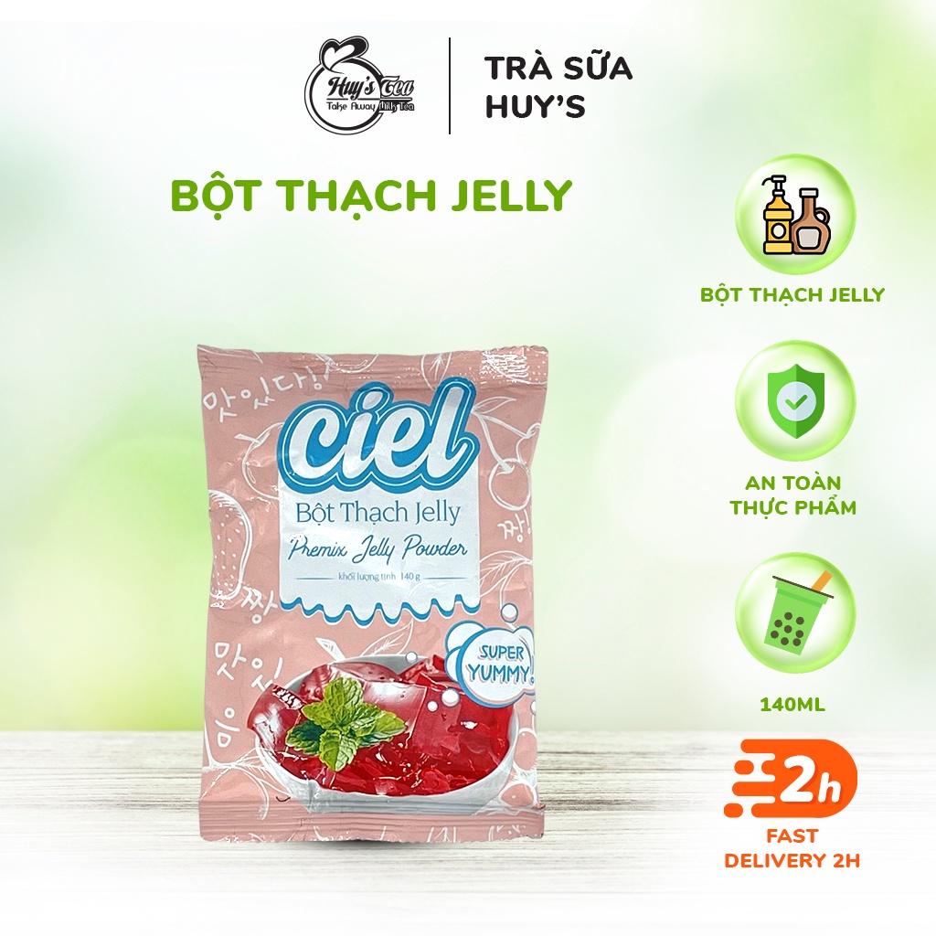 Bột Thạch Jelly Ciel Túi 140Gr