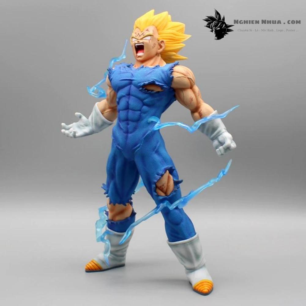 Mô Hình DragonBall Mô hình Vegeta Gồng mình có hiệu ứng tia sét cực đỉnh . Cao 27cm , nặng 800gram . Figure DragonBall
