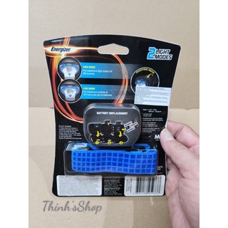 Đèn đeo đầu Energizer Vision Head Light đa năng kèm 3 Pin AAA - Chính hãng