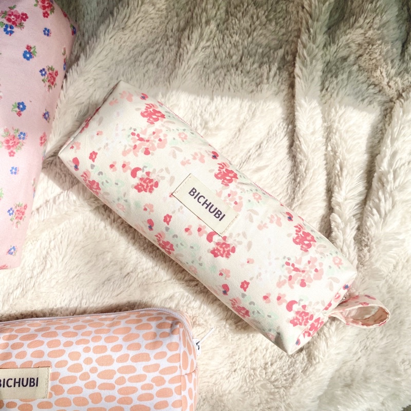 Bóp viết handmade kiểu classic đứng form sức chứa lớn BICHUBI STUDIO