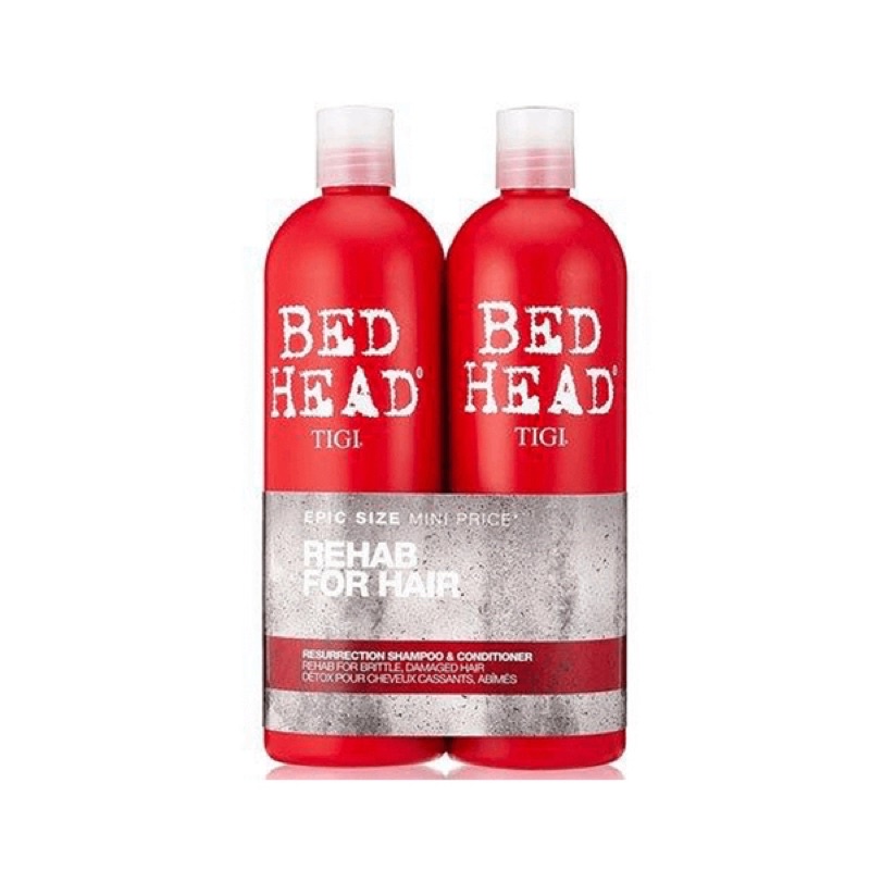 Bộ dầu gội xả Tigi Bed Head đỏ phục hồi cấp độ 3 750ml/chai