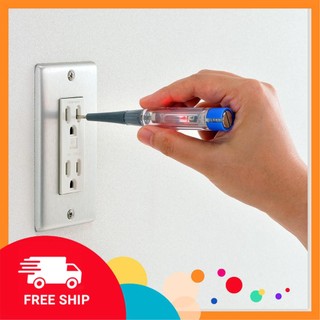 Bút thử điện kiểu tô vít hãng Anex Nhật Bản No.2036-L dùng cho dòng điện xoay chiều AC Giá rẻ