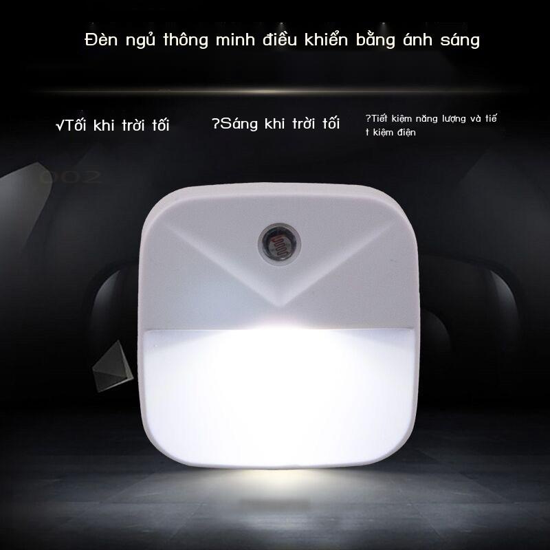 Đèn ngủ nhỏ điều khiển cảm ứng ổ cắm cắm đèn ngủ đèn phòng ngủ đèn led cho ăn đèn tiết kiệm năng lượng đèn ng