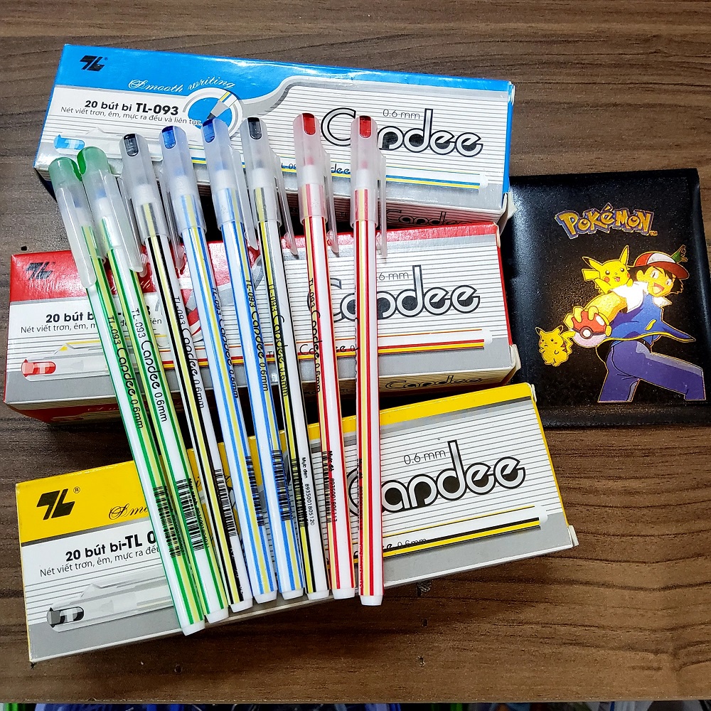 Hộp Bút bi nến Thiên Long - TL093 Xanh/Đen/Đỏ giá hợp lý, hàng chính hãng