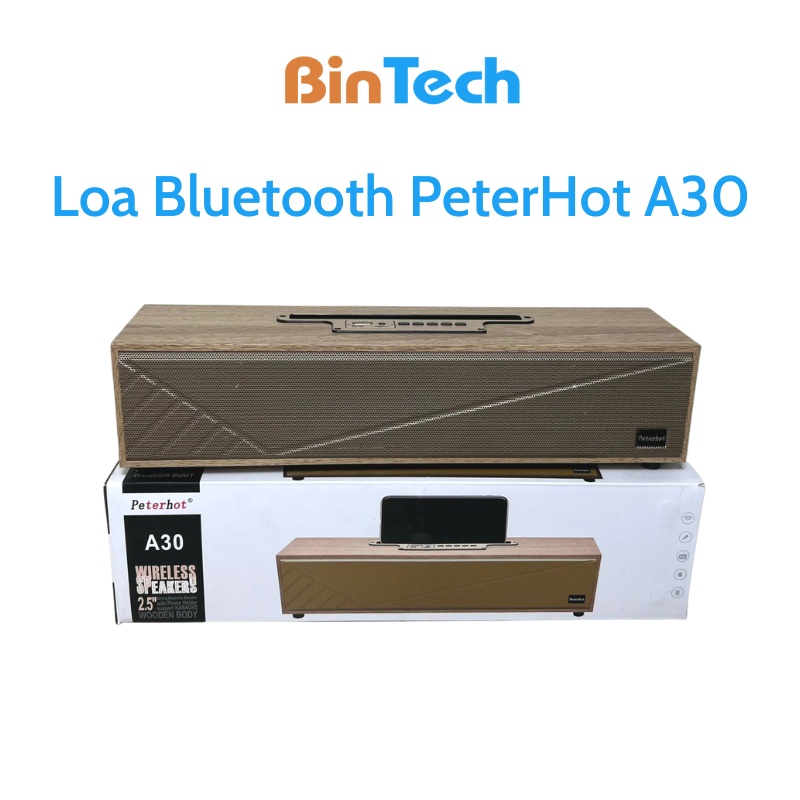 Loa Soundbar Bluetooth Peterhot A30 BINTECH, Loa Vi Tính, Tivi SPEAKER 350BS BASS Âm Thanh 360 Độ Nghe Nhạc, Xem Phim