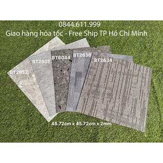 Sàn Nhựa Giả Gỗ Dán Trên Nền Gạch Gỗ Tấm Ceamboar Nền Phẳng Hàng Loại 1 45,72x45,72cm